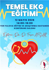 Temel EKG Eğitimi düzenlenecektir.